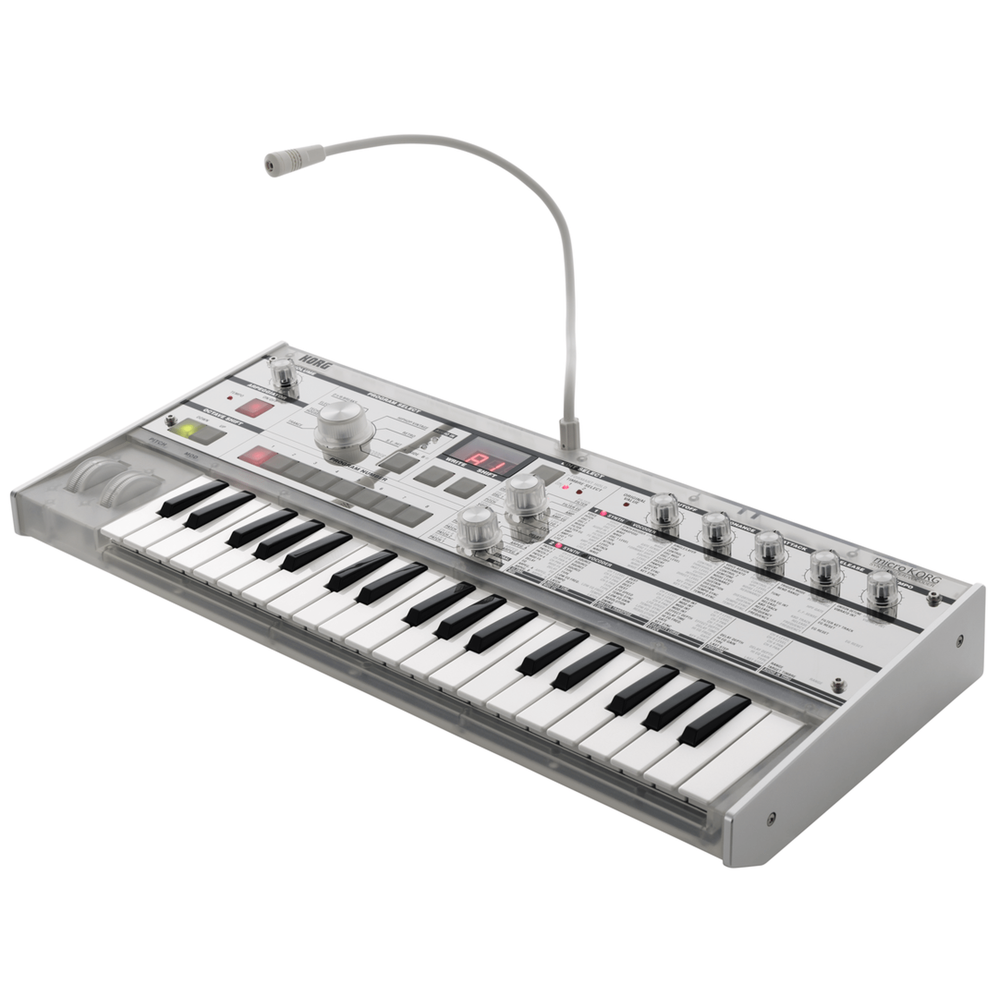 Korg MicroKORG MK 1 Synthesizer - Limited Edition Crystal-SYNTHERSIZERS-Joondalup Music Centre