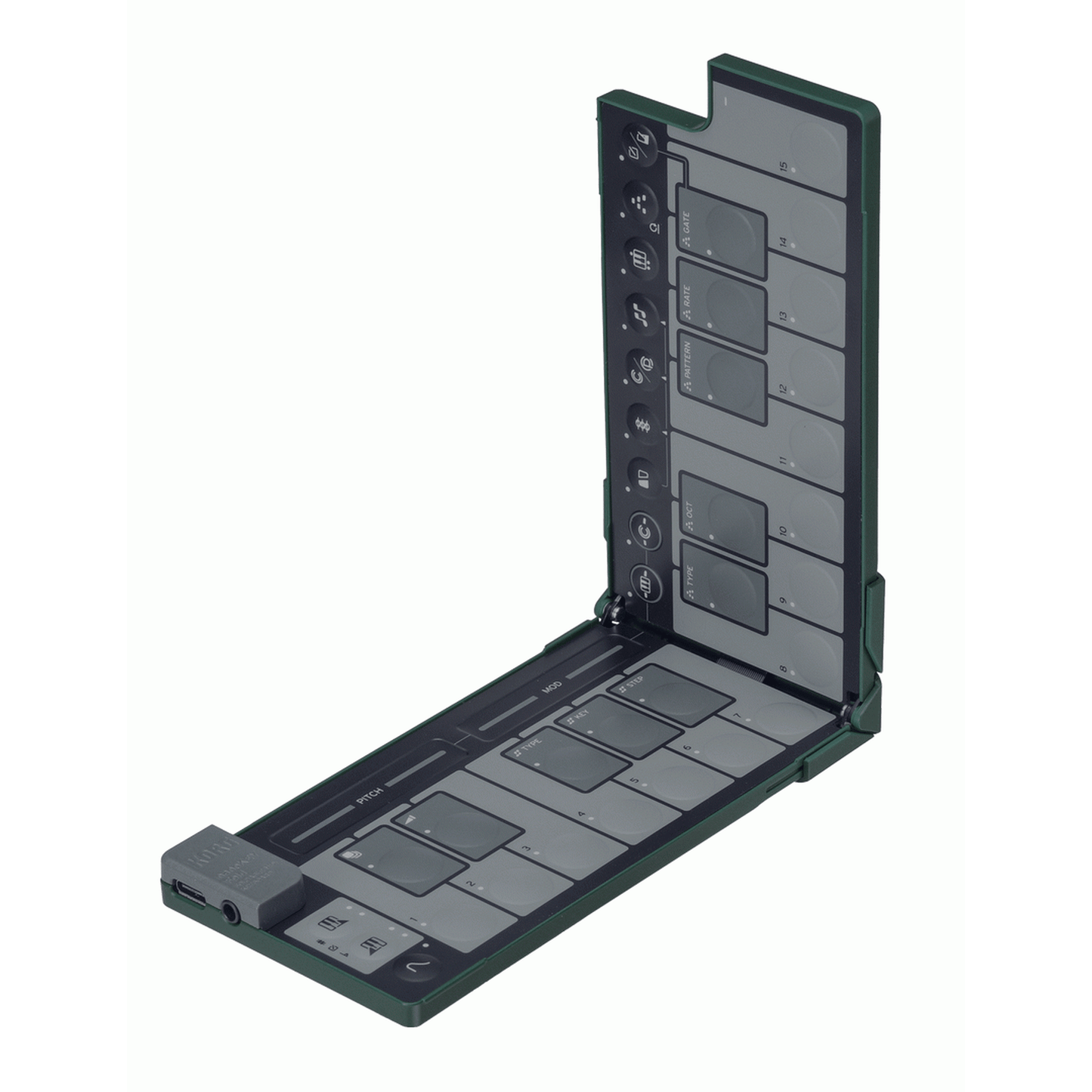 Korg nanoKEY Fold 25-Key Foldable MIDI Keyboard - Alpine Green from Joondalup Music Centre 6