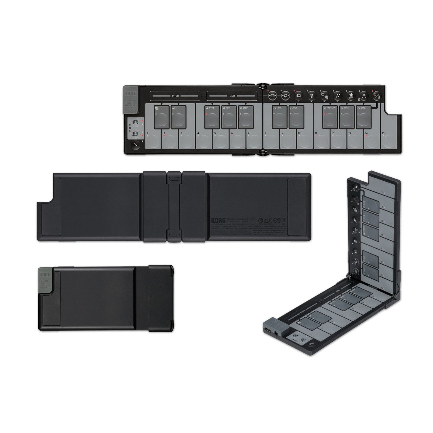 Korg nanoKEY Fold 25-Key Foldable MIDI Keyboard - Black from Joondalup Music Centre 2