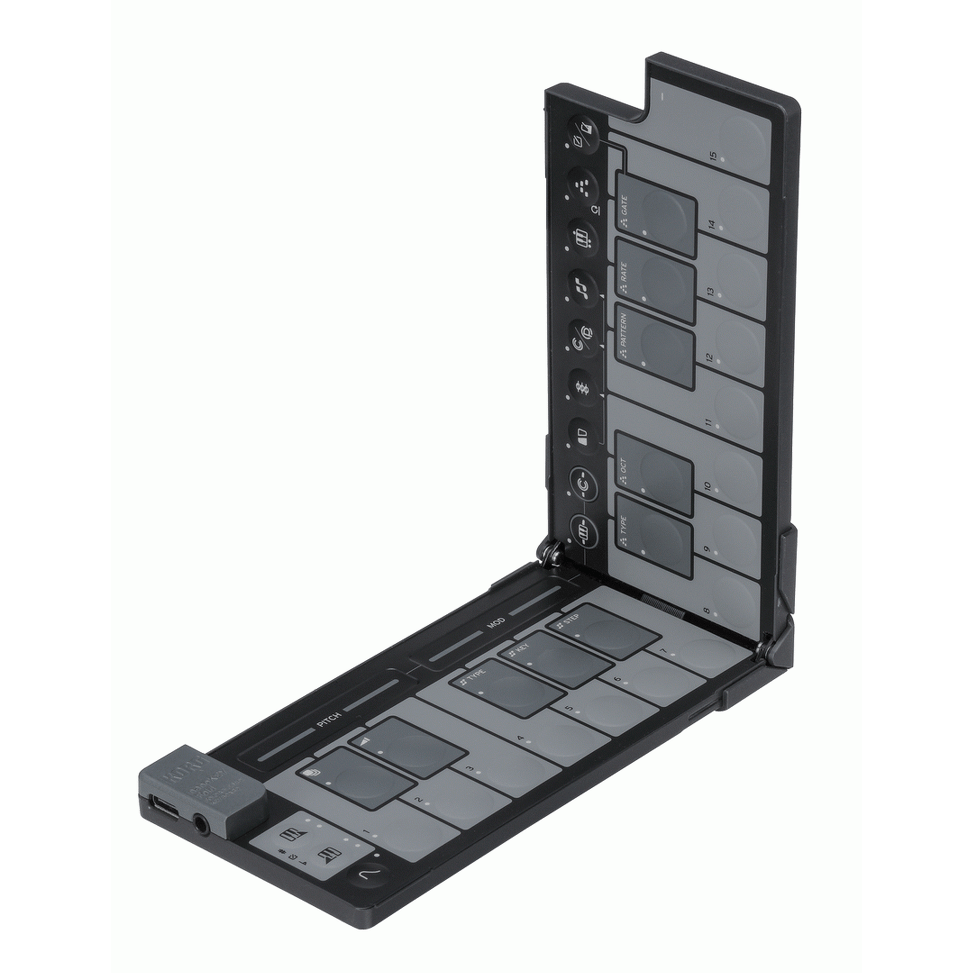 Korg nanoKEY Fold 25-Key Foldable MIDI Keyboard - Black from Joondalup Music Centre 4