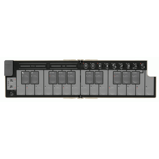 Korg nanoKEY Fold 25-Key Foldable MIDI Keyboard - Sand Beige from Joondalup Music Centre