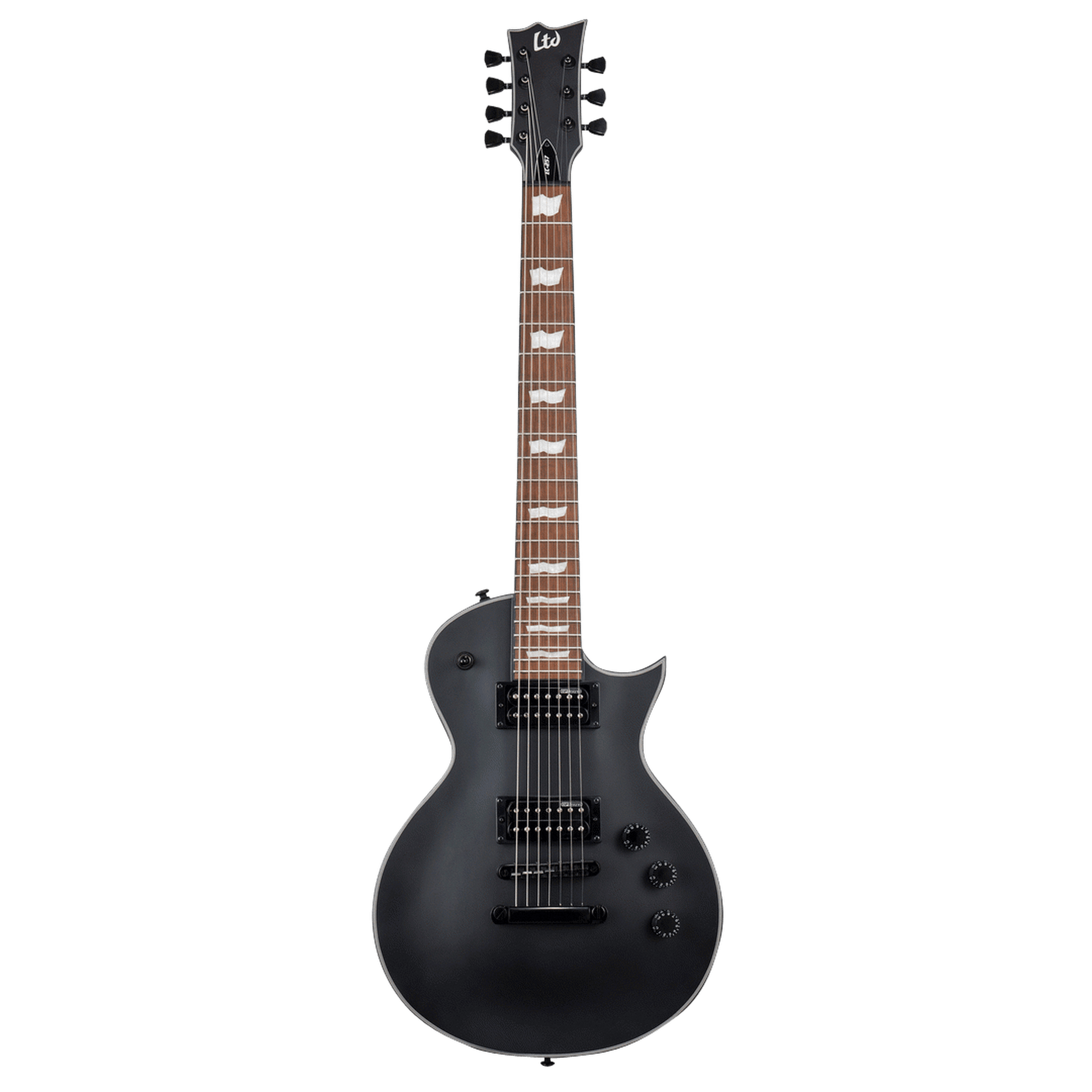 LTD EC-257 Eclipse 7 String Electric Guitar - Black Satin - Joondalup Music Centre