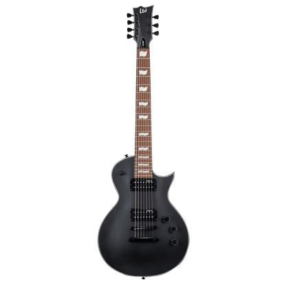 LTD EC-257 Eclipse 7 String Electric Guitar - Black Satin - Joondalup Music Centre