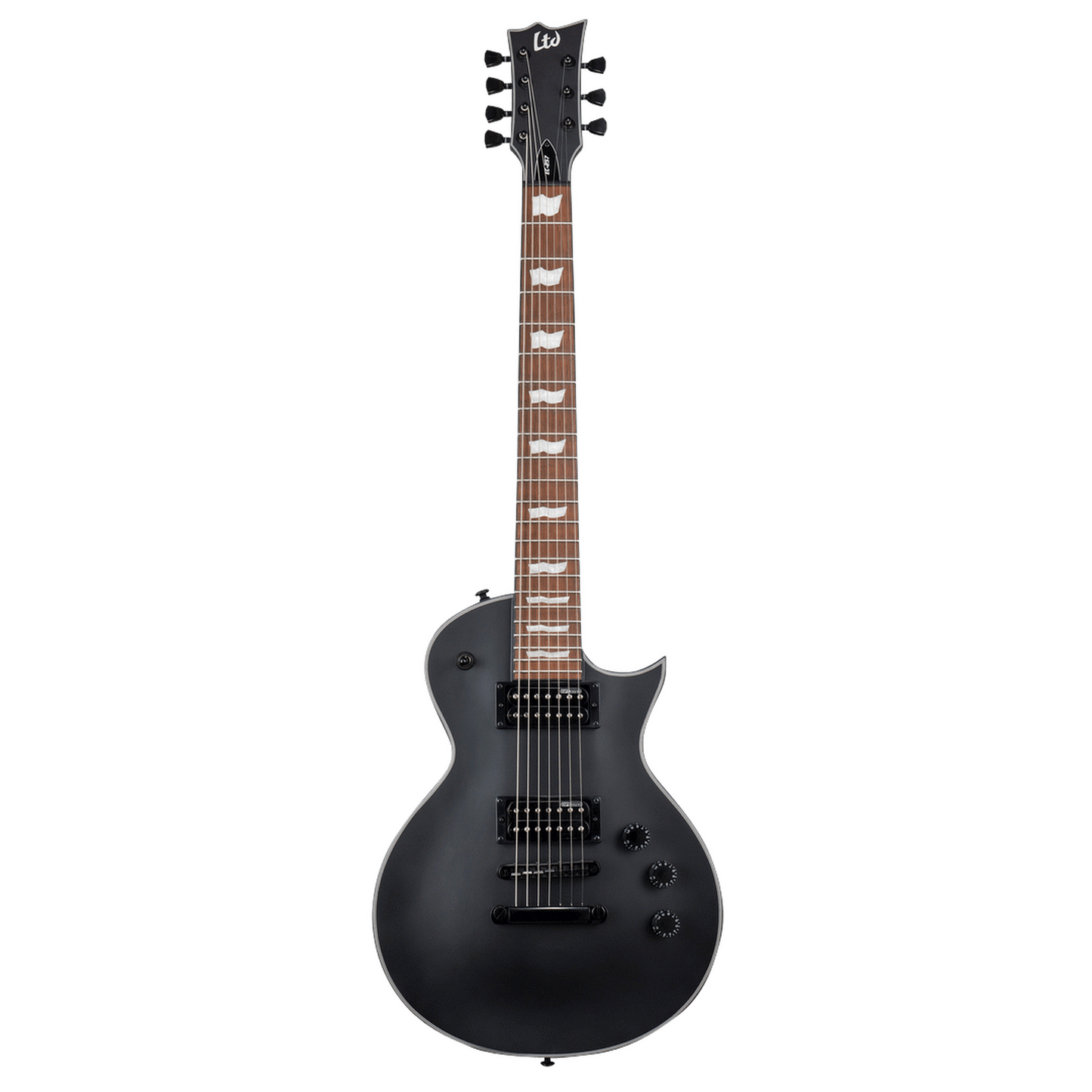 LTD EC-257 Eclipse 7 String Electric Guitar - Black Satin