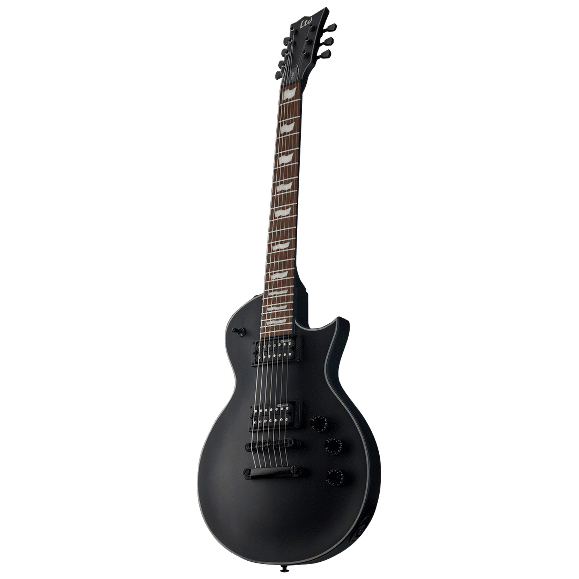 LTD EC-257 Eclipse 7 String Electric Guitar - Black Satin - Joondalup Music Centre