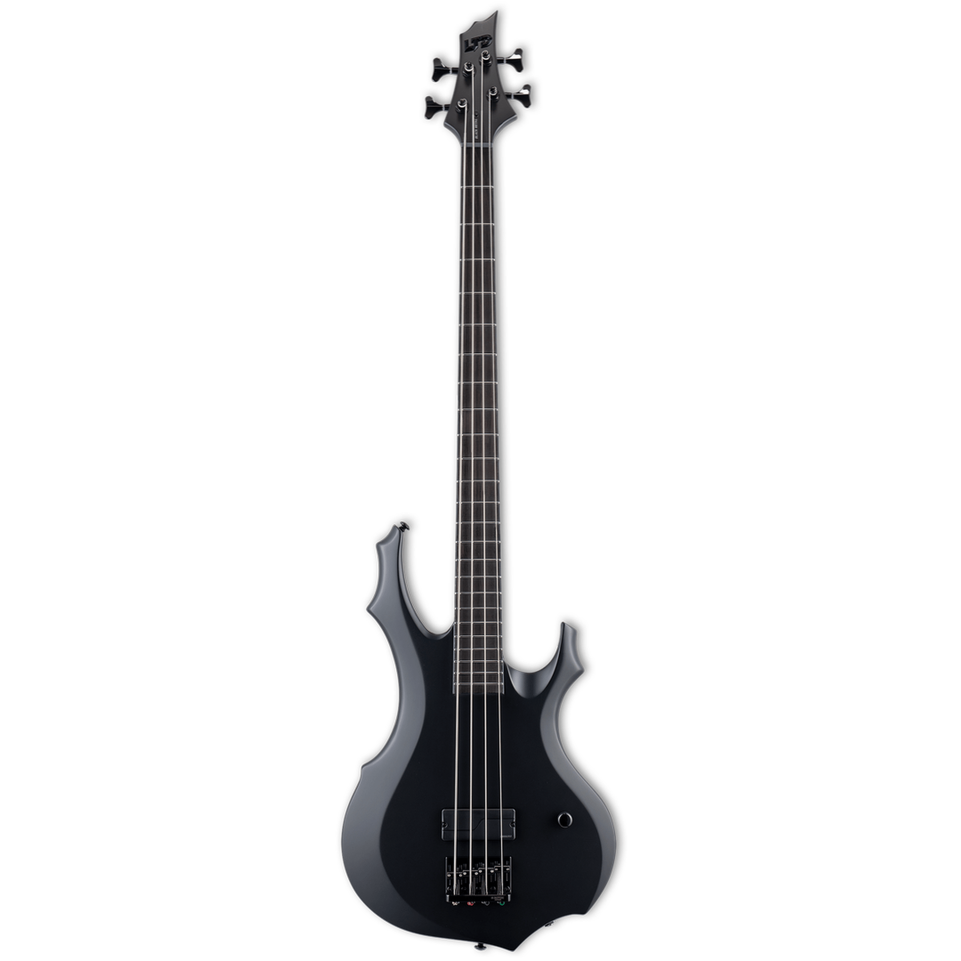 ESP LTD F-4 Black Metal 4-String Bass Guitar - Black Satin - Joondalup Music Centre