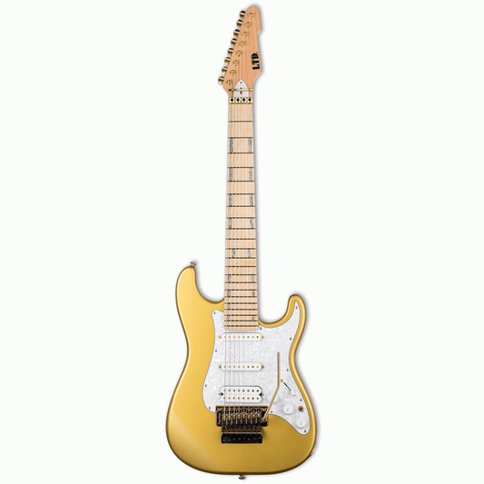ESP LTD Javier Reyes V8 Electric Guitar - Metallic Gold - Joondalup Music Centre