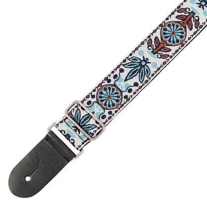 XTR LS360 Vintage Jacquard Weave - White Floral