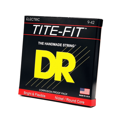 DR Tite-Fit Nickel Plated Electric Guitar Strings 9-42