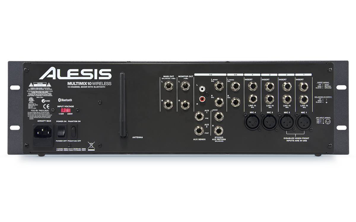 Alesis MM10W 10 Channel Rackmount Mixer