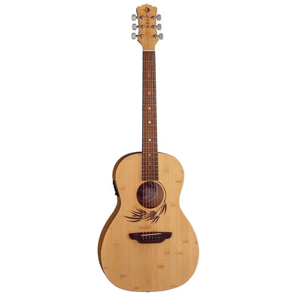 Luna Woodland Bamboo Parlor Acoustic Electric Guitar from Joondalup Music Centre