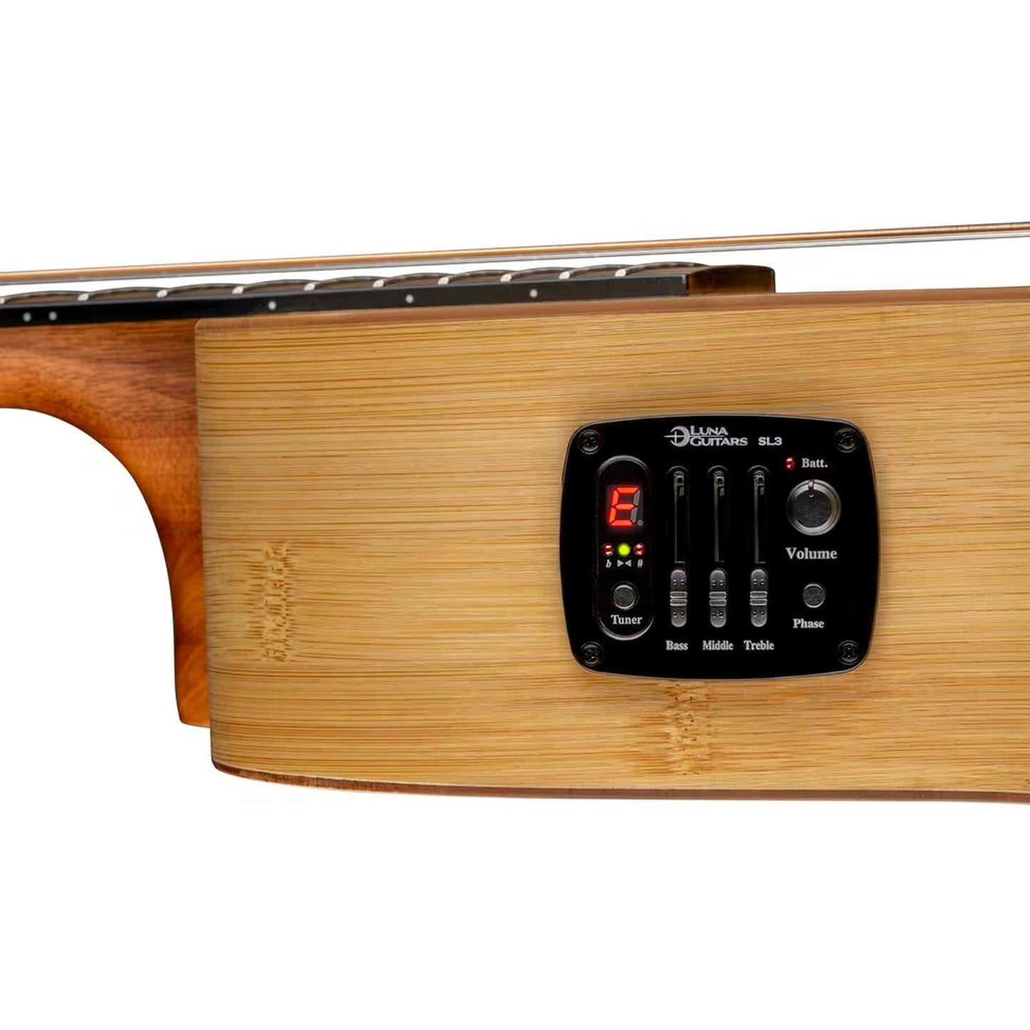 Luna Woodland Bamboo Parlor Acoustic Electric Guitar from Joondalup Music Centre 3