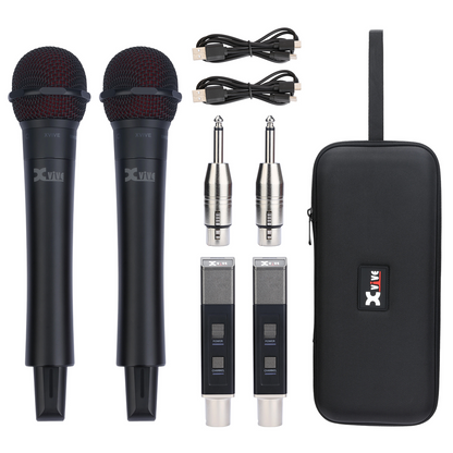 Xvive M5D Duel 5.8GHZ Handheld Wireless Mic System