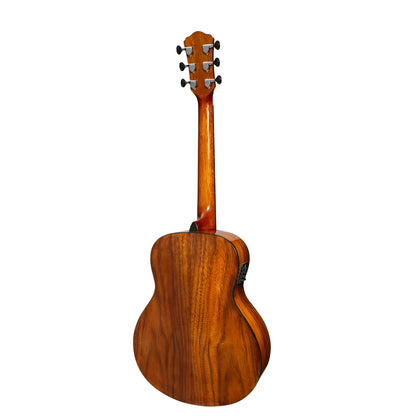 Martinez '51 Series' Acoustic-Electric Short Scale Guitar - Teakwood