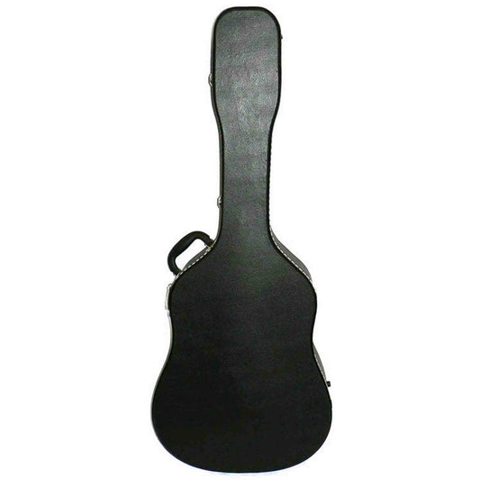 MBT Wooden Dreadnought Acoustic Guitar Case - Black