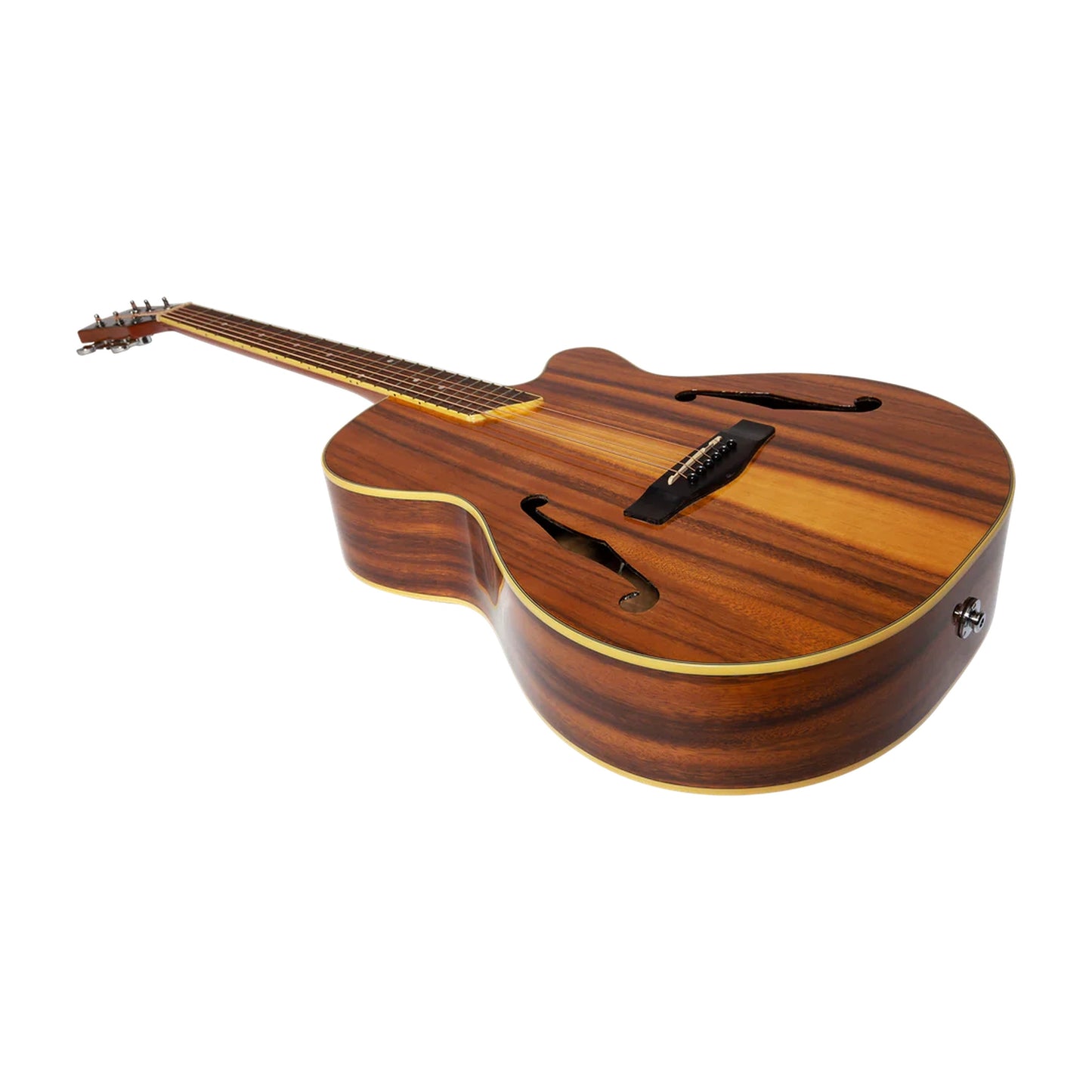 Martinez Jazz Hybrid Acoustic Guitar - Gloss Koa