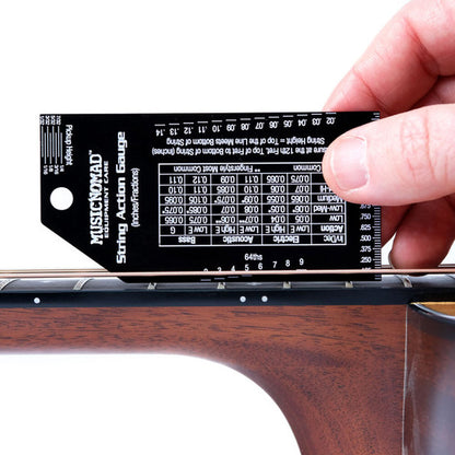 Music Nomad Truss Rod Gauge & String Action Gauge Bundle