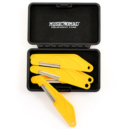 Music Nomad Electric Guitar Diamond Coated Nut File Set - Super Light Strings (6-Pce)