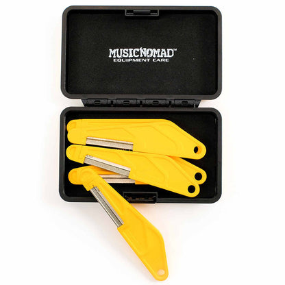 Music Nomad Electric Guitar Diamond Coated Nut File Set -Light Strings (6-Pce)