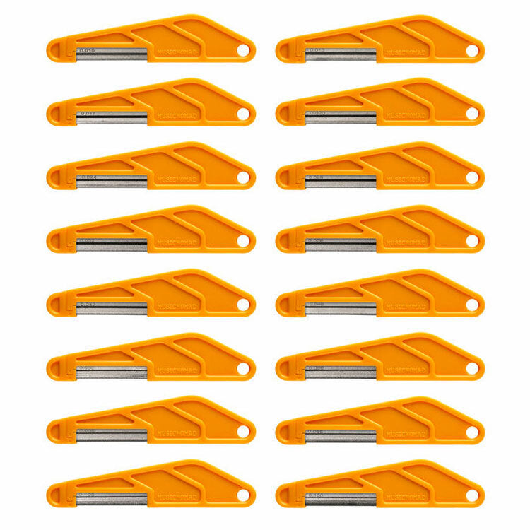 Music Nomad Diamond Coated Nut File Complete Shop Set (16-Pce)