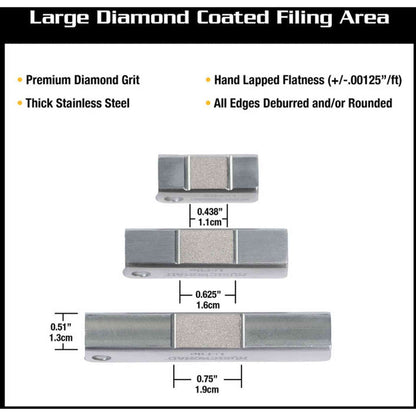 Music Nomad Diamond U-File Fret Levelers (3-pk)