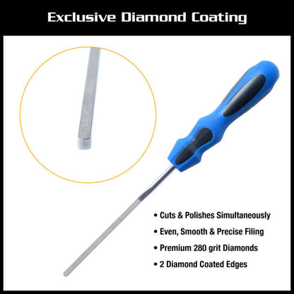 Music Nomad Diamond Coated Fret End Dressing File (E-File) - Joondalup Music Centre
