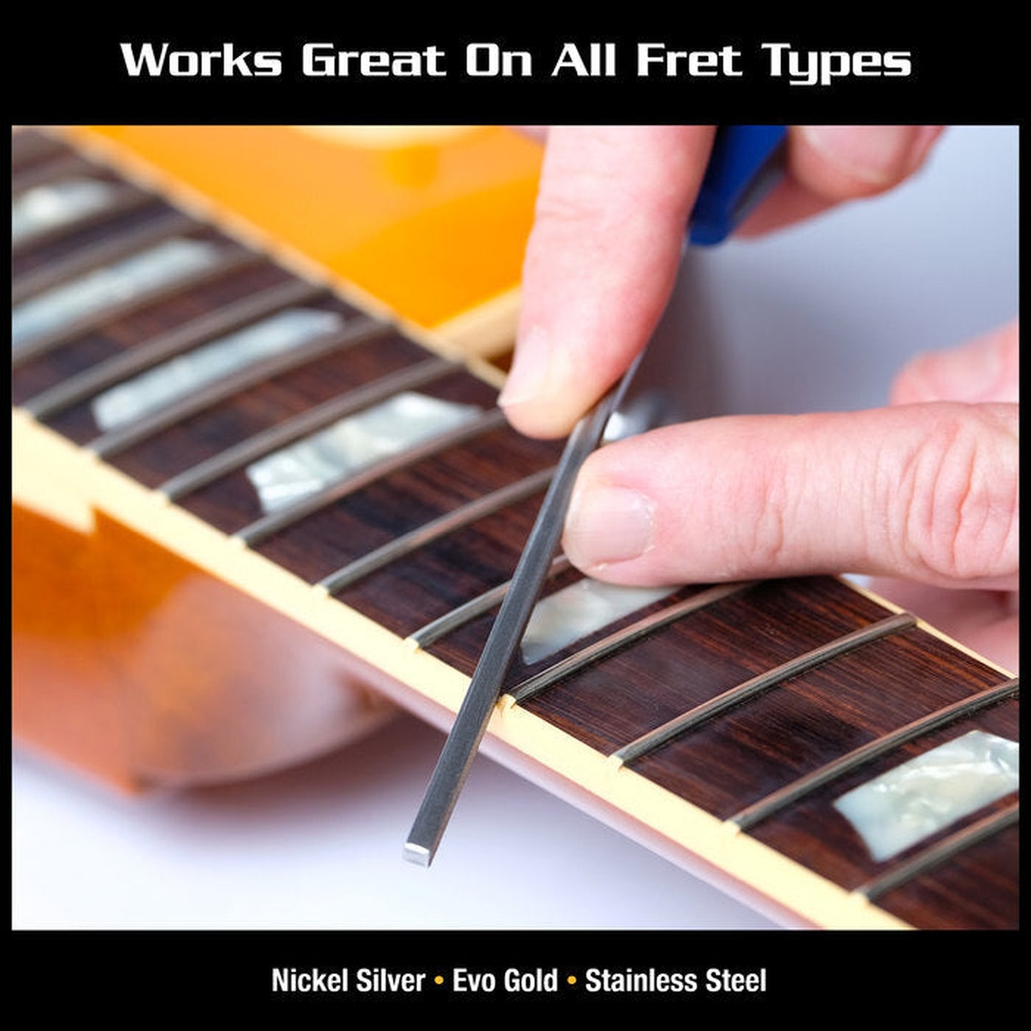 Music Nomad Diamond Coated Fret End Dressing File (E-File) - Joondalup Music Centre