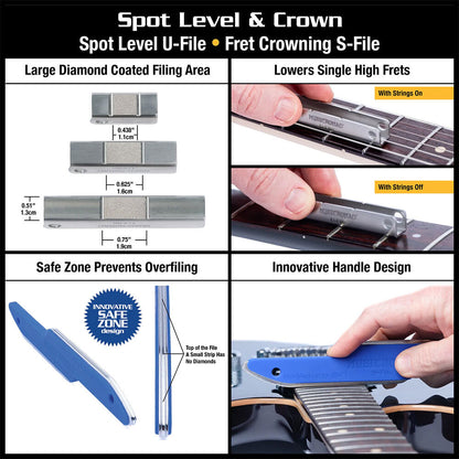 Music Nomad Premium Guitar Tech Fret Tool Set (18-Pce)
