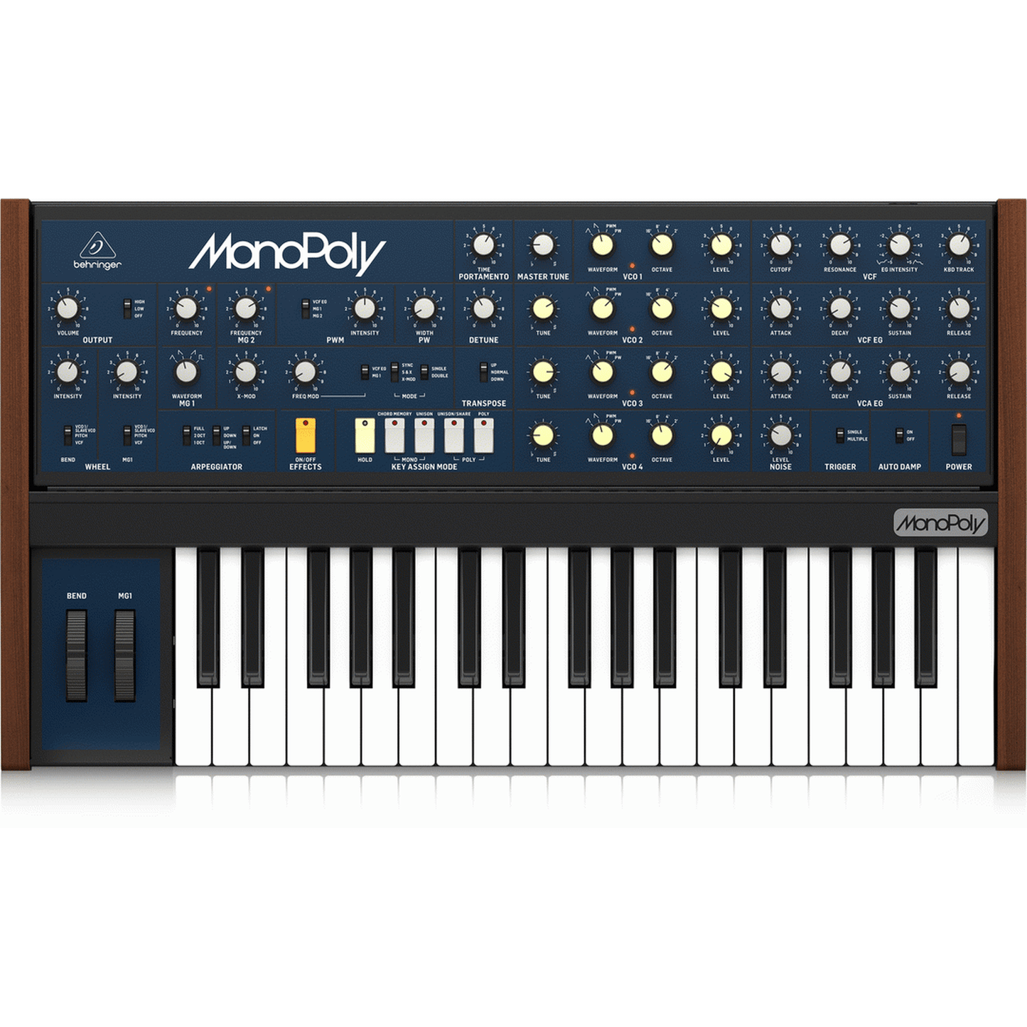 Behringer MonoPoly 37-Key Analog Polyphonic Synthesizer-SYNTHERSIZERS-Joondalup Music Centre