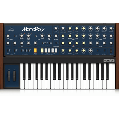 Behringer MonoPoly 37-Key Analog Polyphonic Synthesizer-SYNTHERSIZERS-Joondalup Music Centre