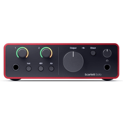 Focusrite Scarlett Solo Studio 4th Generation Recording Pack