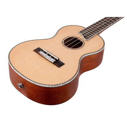 Mahalo Pearl Series Solid Spruce Top Tenor Ukulele – Natural Matte