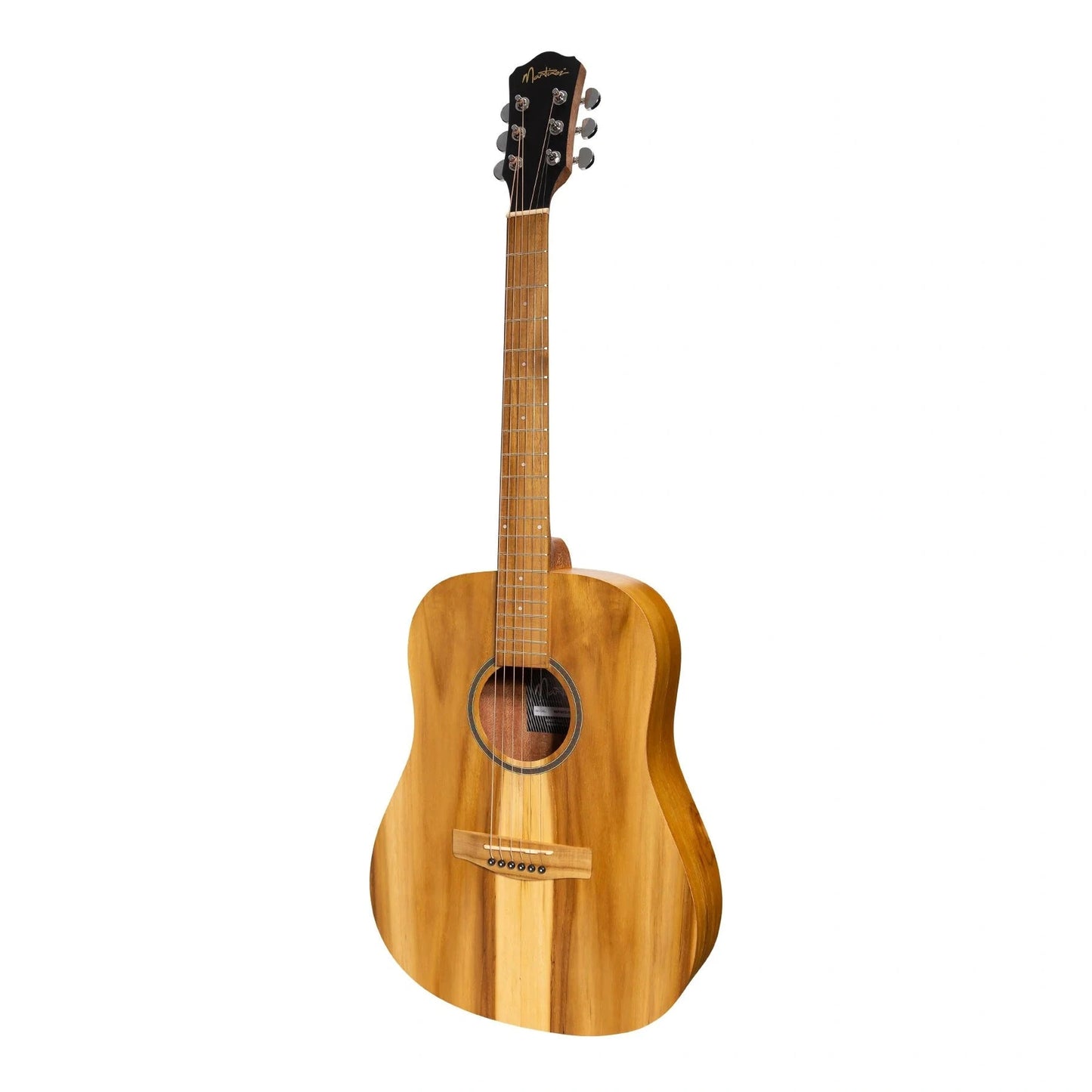 Martinez Middy Traveller Acoustic/ Electric Guitar - Jati Teakwood