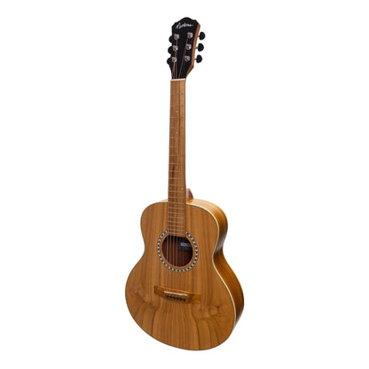 Martinez Acoustic-Electric Short Scale Guitar - Jati-Teakwood