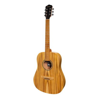 Martinez Acoustic Middy Traveller Guitar- Jati-Teakwood