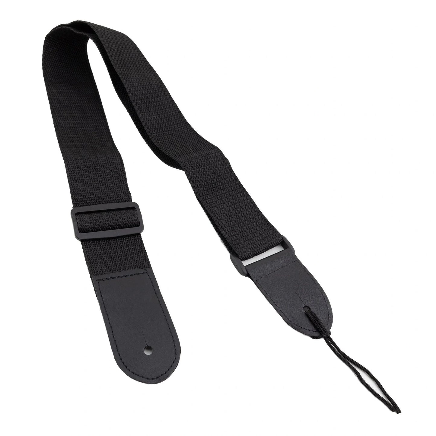 Martinez Nylon Adjustable Guitar Strap - Black