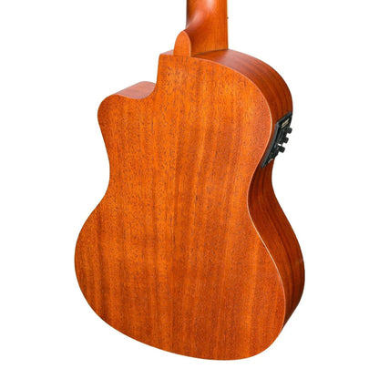 Martinez 'Southern Belle 6 Series' Mahogany Solid Top Tenor Ukulele W/Case - Sunburst - UKULELE - [shop-name]