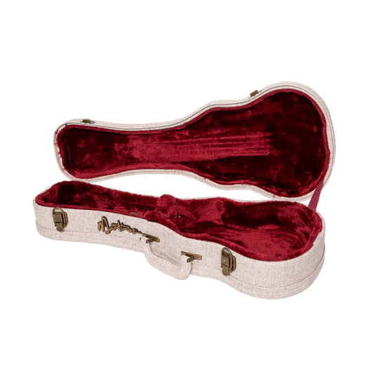 Martinez 'Southern Belle' Concert Ukulele Hard Case - Paisley Brown - BAG/ CASE - [shop-name]