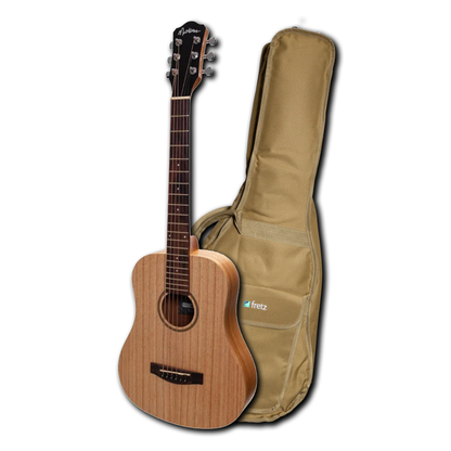 Martinez Babe 3/4 Traveller Acoustic W/Pickup Guitar Pack - Mindi Wood - ACOUSTIC GUITAR - [shop-name]