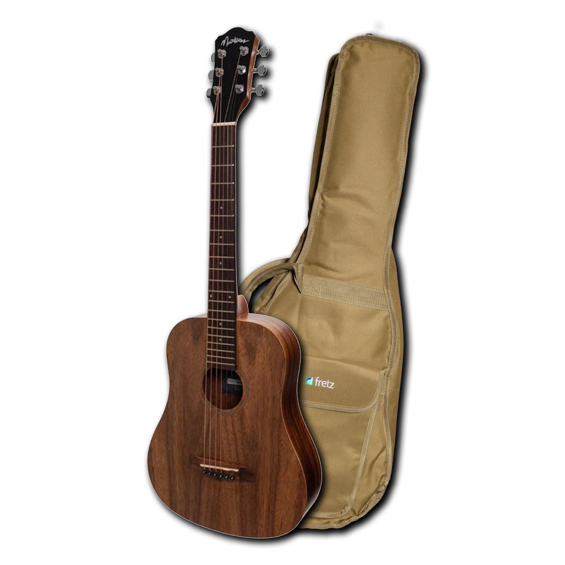 Martinez Babe 3/4 Traveller Acoustic W/Pickup Guitar Pack - Rosewood - ACOUSTIC GUITAR - [shop-name]