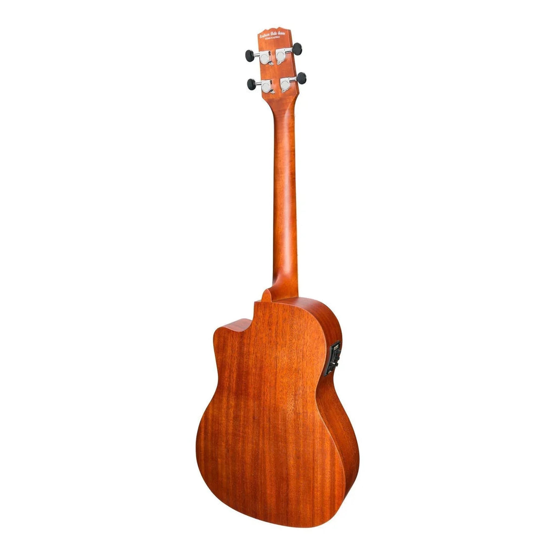 Martinez 'Southern Belle 6 Series' Mahogany Solid Top Electric Baritone Ukulele W/Case  -Sunburst from Joondalup Music Centre 2