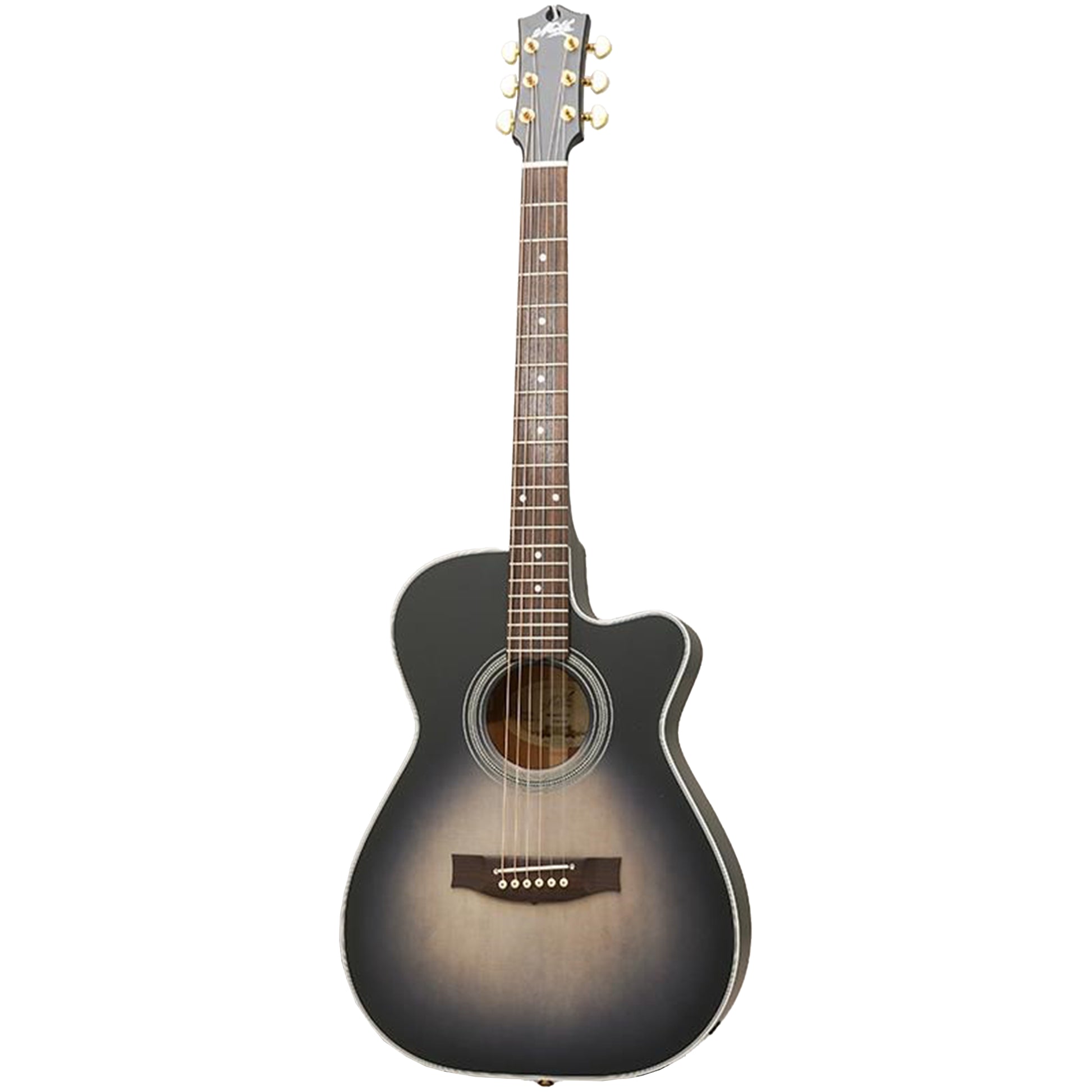 Maton EBG808C Acoustic-Electric Guitar - Ghost Black from Joondalup Music Centre
