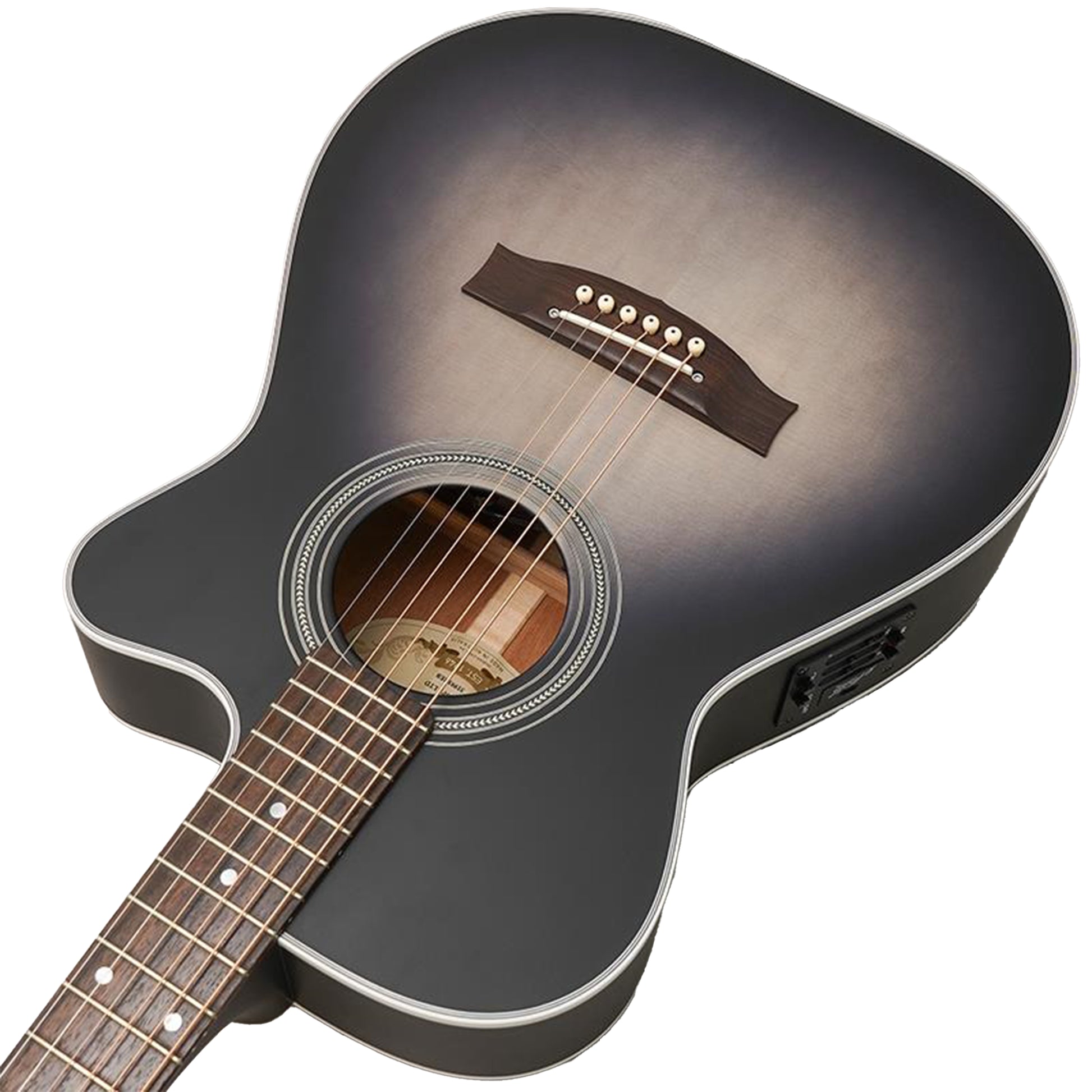 Maton EBG808C Acoustic-Electric Guitar - Ghost Black from Joondalup Music Centre 3