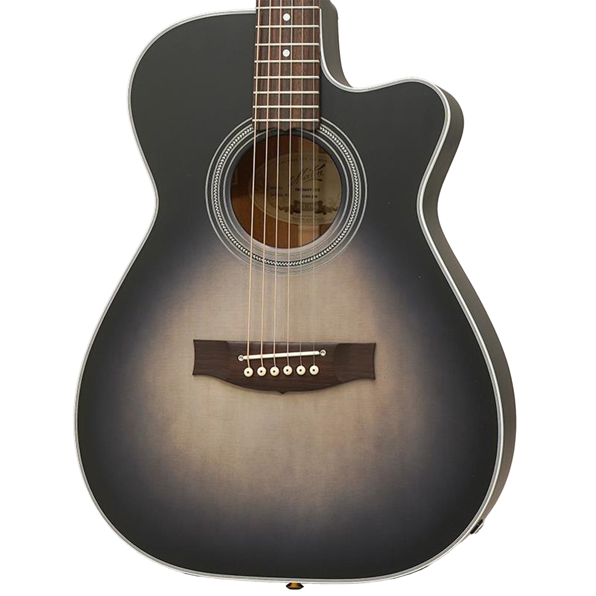Maton EBG808C Acoustic-Electric Guitar - Ghost Black from Joondalup Music Centre 4