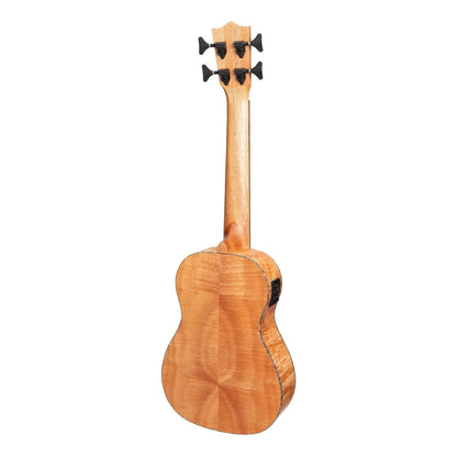 Mojo Flamed Okoume 30" Electric Bass Ukulele - Natural Flamed Okoume