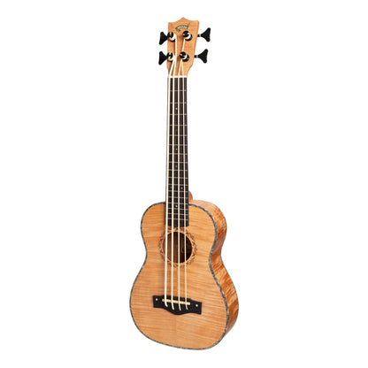 Mojo Flamed Okoume 30" Electric Bass Ukulele - Natural Flamed Okoume