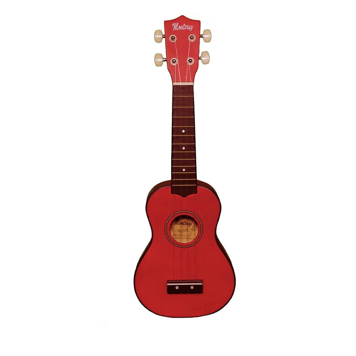 Monterey Soprano Ukulele - Red From Joondalup Music Centre