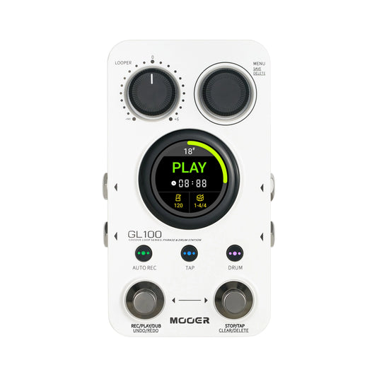 Mooer GL100 Groove Loop and Drum Station Effects Pedal