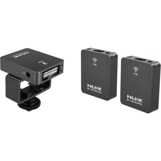 NU-X B-10 Dual Digital 2.4GHz Wireless Vlog Microphone System from Joondalup Music Centre 2