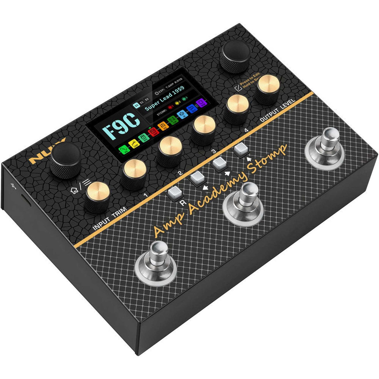 NU-X Monarch Series Amp Academy 3-Footswitch Stomp Compact Modeler from Joondalup Music Centre 4